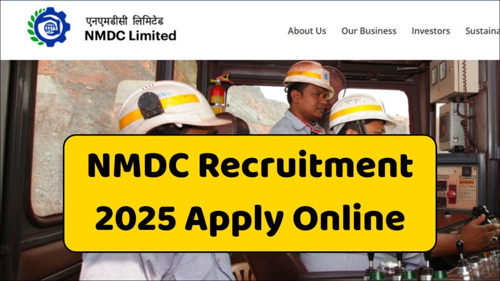 NMDC Recruitment 2025